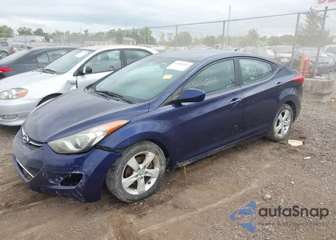 2012 Hyundai Elantra Gls from USA, damaged, VIN 5NPDH4AE6CH085932